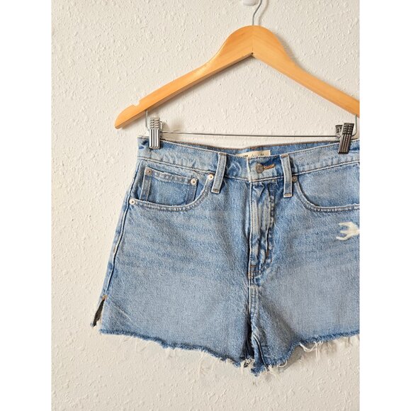 NEW Madewell High Rise Relaxed Denim Shorts 25 - Picture 4 of 10